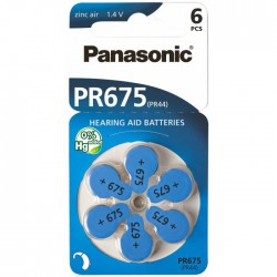 Panasonic PR 675 H baterijos klausos aparatams